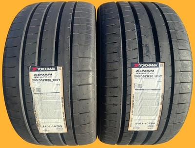 Set of TWO BRAND NEW 295/35ZR20 105Y Yokohama ADVAN Sport V107 Tires 2953520