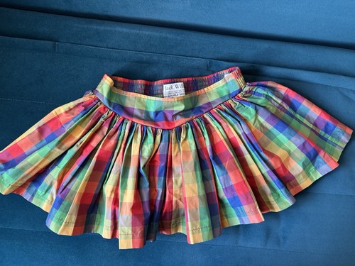 Rainbow Rah Rah Mini Skirt Jack Wills Size 8 Great For Festival or Carnival - Picture 4 of 4