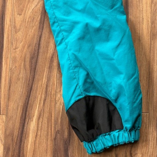 Columbia Blue Green Insulated Ski Snow Pants Full Zip Waterproof – Size L - Picture 2 of 7