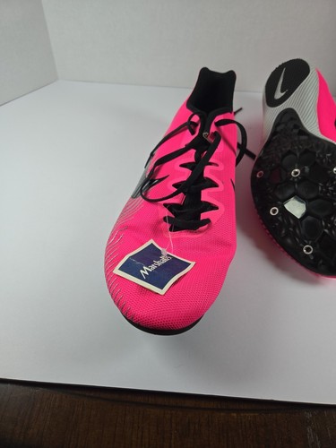 Nike Zoom Rival M Size 14 Pink Blast Track Shoes Few Spikes - Picture 4 of 6