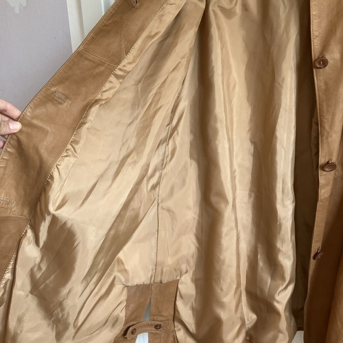 TCM TCHIBO Ledertrenchcoat cognac Ziegenleder - Bild 9 von 13