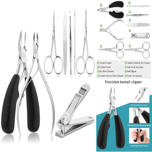 Edelstahl Nagelzange | Präzisions-Pediküre-Set | Multifunktionaler Nagel... - Bild 1 von 8