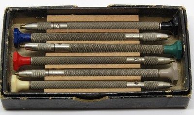 C & E Marshall Co Watch-Craft Balance Screw Cutters Set of 6 No. 35105