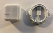 Apple iPhone Accessory Accessories Bundle USB Lightning Cable 12W Power Adapter