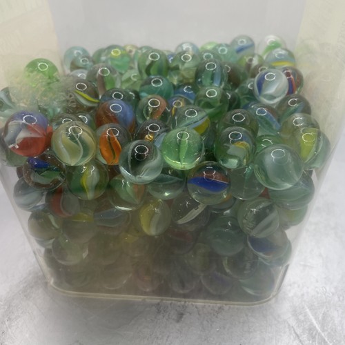 Vintage Konvolut verschiedene Glasmurmeln - Katzenauge Sammlung - verschiedene Größen - Bild 8 von 8