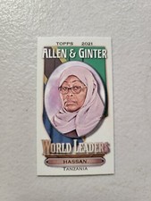 2021 Topps Allen & Ginter Mini World Leaders Samia Suluhu Hassan Tanzania MWL-18