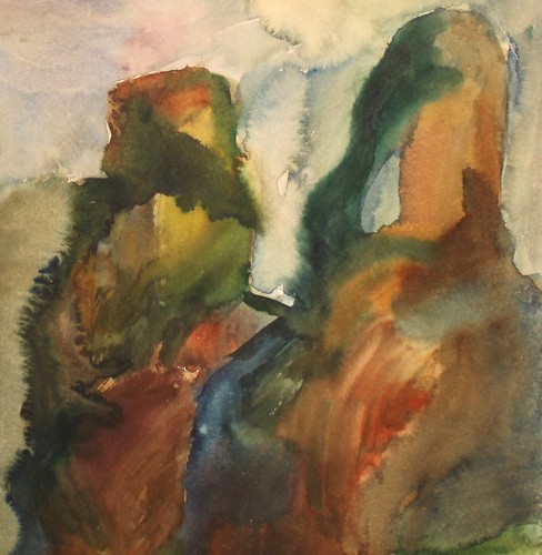 Pintura acuarela vintage paisaje - Imagen 6 de 12