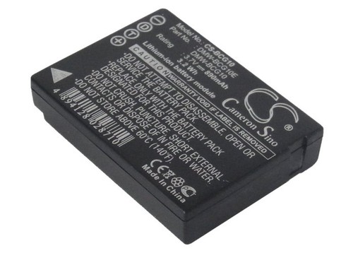 Premium Battery for Panasonic Lumix DMC-ZS10R, Lumix DMC-ZS10, Lumix DMC-TZ10EG- - Picture 3 of 5