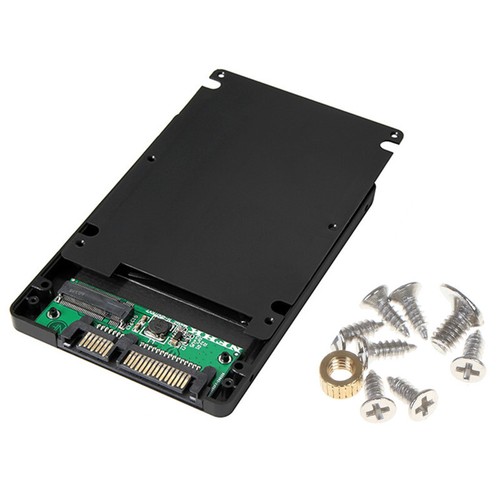 Plastic NGFF to SATA Solid State Hard Drive Box Adapter With Case Screw B - Afbeelding 16 van 25
