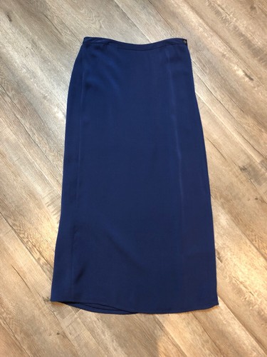 Ellen Fisher 100% Silk Long Skirt Size Small