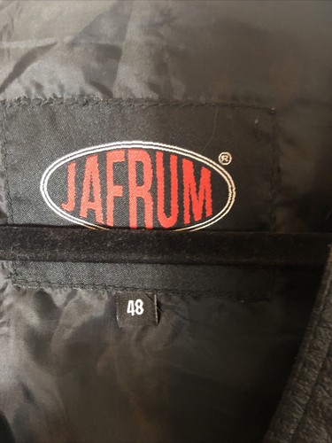 Motorradweste Herren Größe 48 Jafrum schwarz Leder - Bild 6 von 6