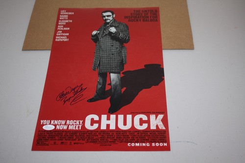 CHUCK WEPNER AUTOGRAPHED "CHUCK" 11X17 MOVIE PHOTO SCHREIBER, WATTS RARE JSA! - Picture 1 of 2