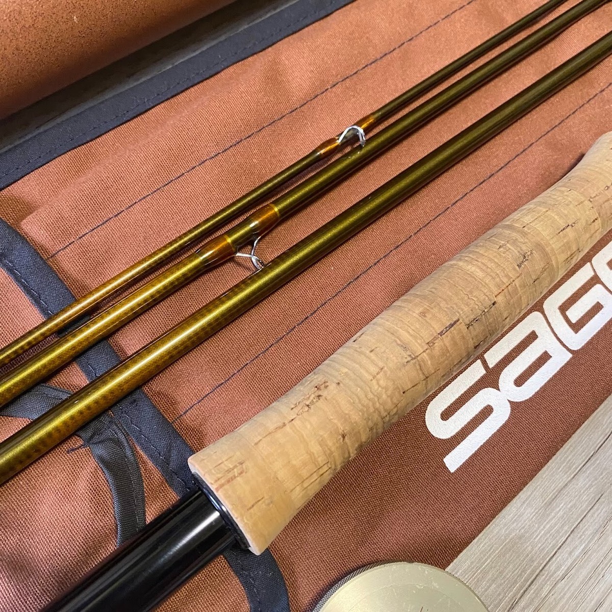 人気ブラドン Graphite 796-4 SLT Sage IIIe 9'6 7wt ロッド