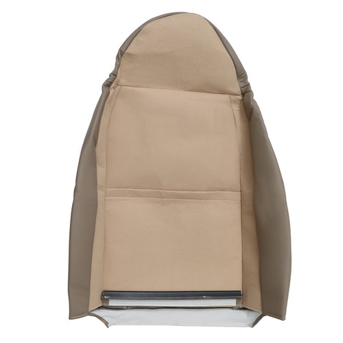 For 1999 2000 Ford F250 350 Lariat Driver & Passenger Leather Seat Cover Tan - Picture 4 of 10