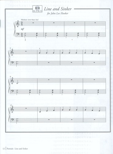 Portraits Piano Solos 1 w CD Jazz Rock Blues Baerman Elementary / Intermediate - Picture 2 of 11