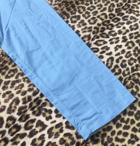 PIJAMA HOMBRE HOSPITAL EJÉRCITO FRANCÉS AÑOS 40~ALGODÓN AZUL~ESTAMPADO~HECHO EN FRANCIA~NUEVO~L - Imagen 9 de 18