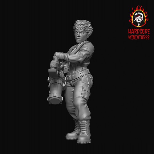 Hardcore Miniaturen weiblich Catachan Dschungel Kämpfer Squad Force Command Sergeant - Bild 61 von 164