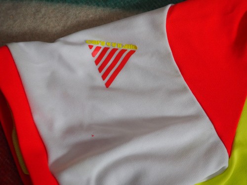 VTG 80s 90s Cannondale Neon White Logo 1/4 Zip USA Road Cycling Jersey Mens L - Picture 7 of 8