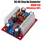400W Dc 8.5-50V Step Up to 10-60V Boost Converter Voltage Regulator Module 15A