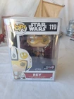 Funko Pop Star Wars Rey #119 GameStop Exclusive Vinyl Figure New With Protector