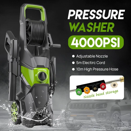 4000PSI High Pressure Washer Cleaner 2500W Electric Water Gurney Pump Hose