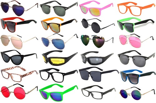 LOT OF MIX SUNGLASSES WHOLESALE VARIATION MODELS MEN WOMEN ASSORTED METAL PLASTI - Picture 3 of 3