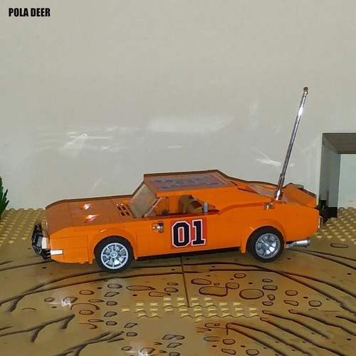 Poladeer MOC General Lee Dodge Charger Retro Assembled Children's Toy / 330pcs - Picture 5 of 7