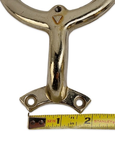 Vintage 36” Ceiling Fan Blade Bracket in Bright Brass Hunter R&M 73183 Triangle - Picture 5 of 6