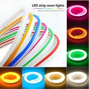 12V SMD 2835 Flexible LED Strip Waterproof Sign Neon Lights Silicone Tube 1M-5M