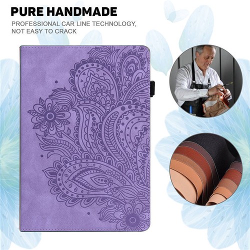 For Samsung Galaxy Tab A A7 Lite A8 8.7 9.7" 10.1" 10.5" Tab Leather Wallet Case - Picture 9 of 66