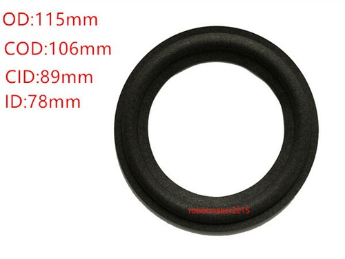 115mm Foam Woofer Edge Surrounder For 4.5" 4.5 inch Speaker repair - Picture 1 of 3