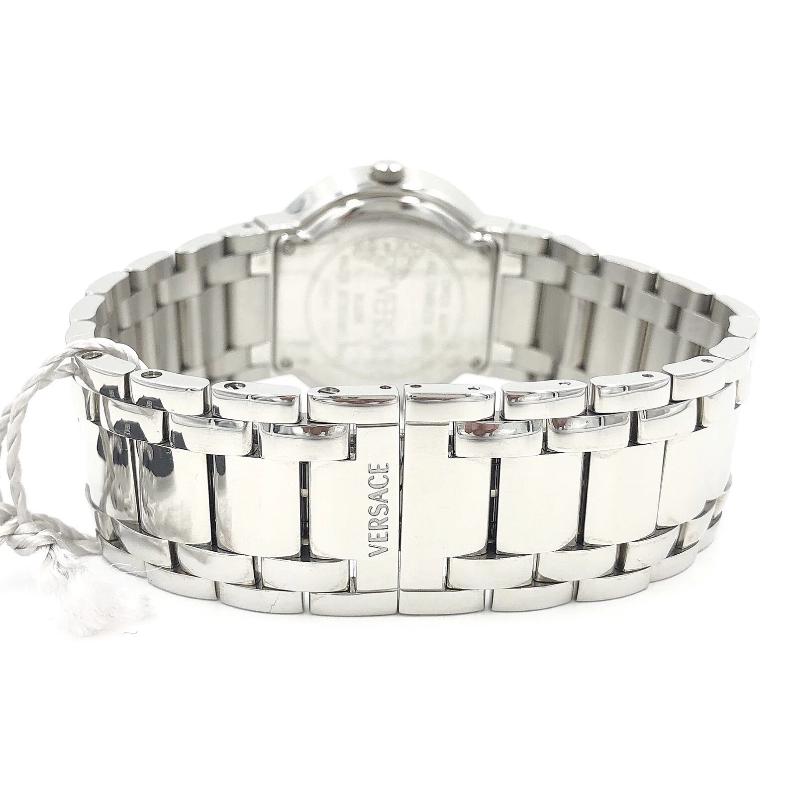 Orologio da uomo al quarzo Versace Madison BLQ99 Numerico Romano Quadrante Bianco Acciaio Inox