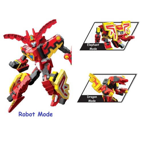 Hello Carbot King Daizer Elephant Dragon Beast Korean Transforming Robot - Picture 2 of 6