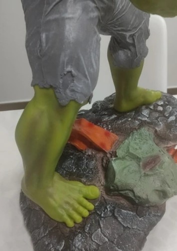Avengers Personaggio Hulk Grande Statua Lusso 60cm Giocattolo Collezione Hero - Foto 12 di 18