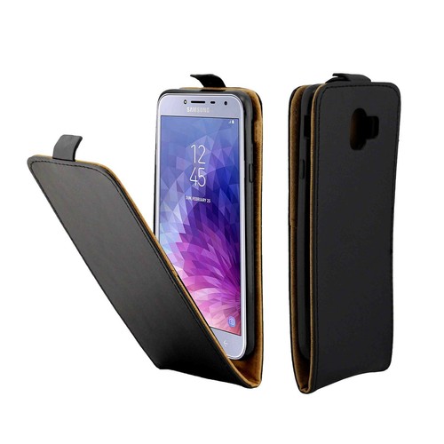 Vertical Flip Leather Black Full Cover Back Case Skin Holster For iPhone Galaxy - Zdjęcie 88 z 96