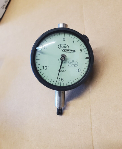 Mahr Federal 2014811 Dial Indicator 0.0005" Graduation 0.075" Total Range - Picture 1 of 5