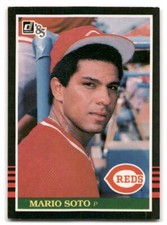 Mario Soto 1985 Donruss Baseball #184 Cincinnati Reds