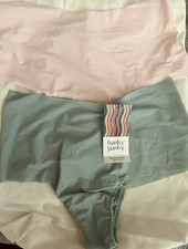 Set 2 Hanky Panky 6J1921B Women's S Small Breathe Hi-Rise Thong Mint Green /Pink