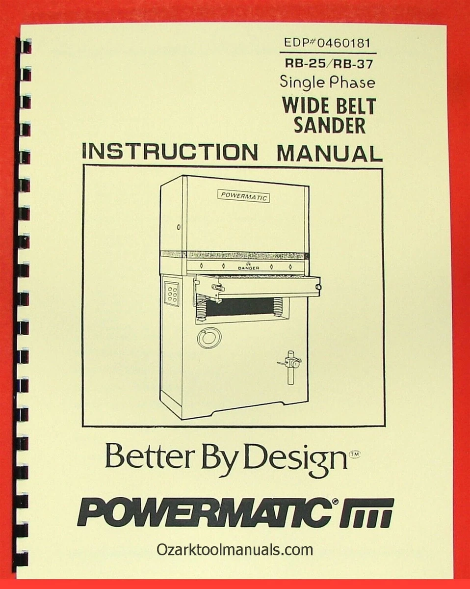Powermatic 37 wide belt sander outlet