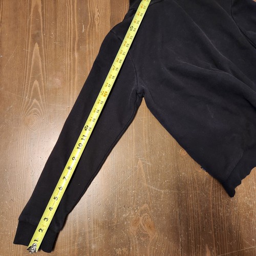 PUMA Boys Youth Fleece Pullover Hoodie Sweatshirt Black Size Medium M - Picture 11 of 13