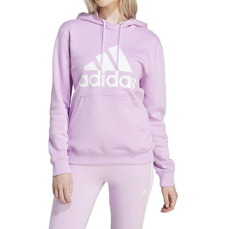 adidas Women's Bliss Lilac/White Essentials Big Logo Fleece