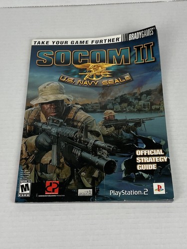 SOCOM II (2) US Navy SEALs Official Strategy Guide Brady Sony PS2  - Picture 1 of 4