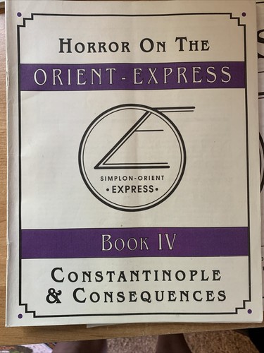 Horror im Orient Express Rollenspiel Call Cthulhu Chaosium 1991 Bücher - Bild 8 von 11