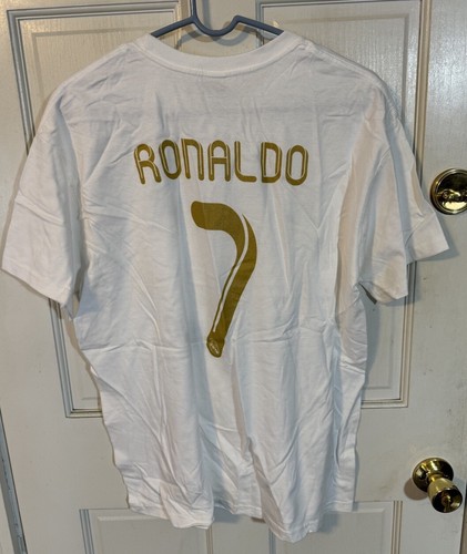 Ronaldo Soccer Keya T-Shirt Men Size Large White!!!! - Picture 2 of 2