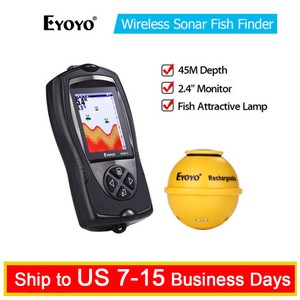 EYOYO-Wireless-Sonar-Sensor-45M-Fish-Finder-W-Attractive-Lamp-For-Ice-Fishing
