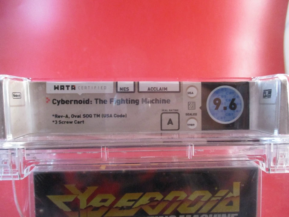 Cybernoid (Nintendo NES) **BRAND NEW** Sealed WATA 9.6 A Seal *damaged case* - Image 3 of 4