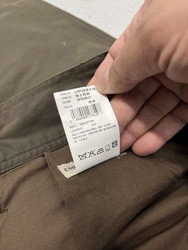 Vintage Emporio Armani Trousers Mens 40 90s Military Pant WW2 Style Georgio - Picture 6 of 10