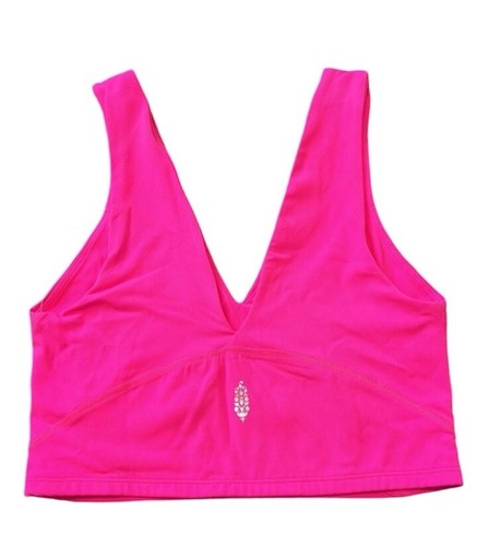 FP Movement Never Better Crop Top Medium in Hot Pink NWOT - Picture 5 of 5