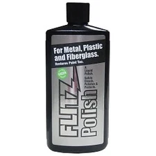 Flitz FTZLQ04587 Green Metal, Plastic and Fiberglass Polish Liquid, 7.6 oz. Bott