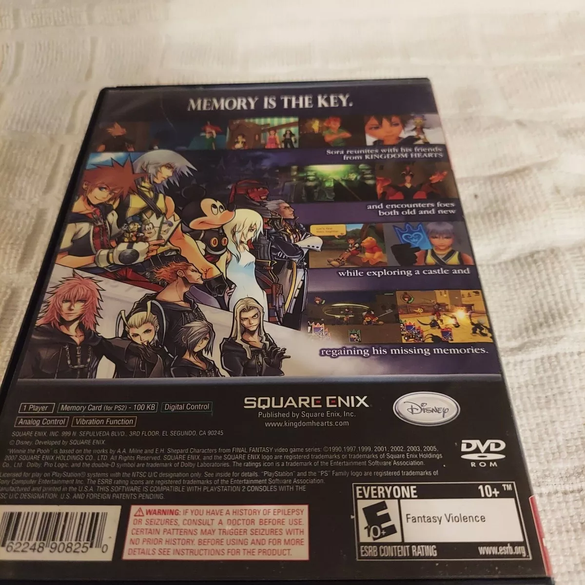 NEW Kingdom Hearts RE: Chain of Memories PlayStation 2 662248908250